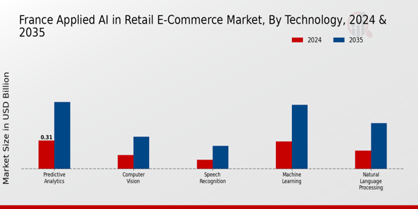 France Applied AI in Retail E-Commerce Market Segment