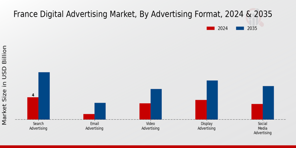 France Digital Advertising Market Segment