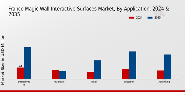 France Magic Wall Interactive Surfaces Market Segment