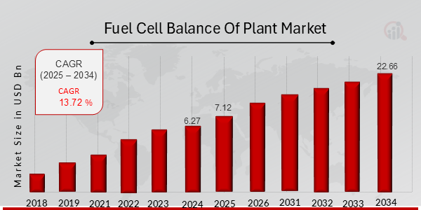 Descripción general del mercado global de plantas de pilas de combustible