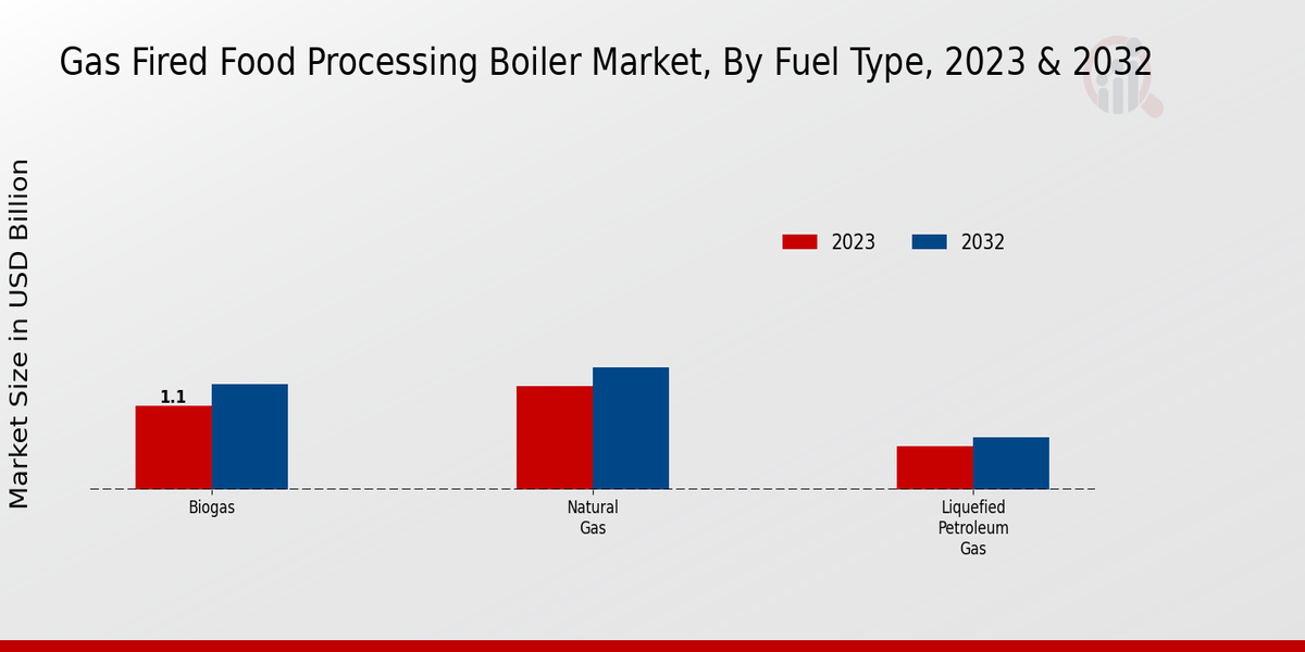 Gas Fired Food Processing Boiler Market by Type