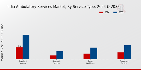 India Ambulatory Services Market Segment Insights