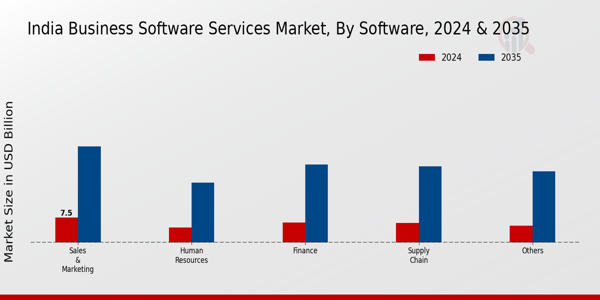 India Business Software Services Market Segment