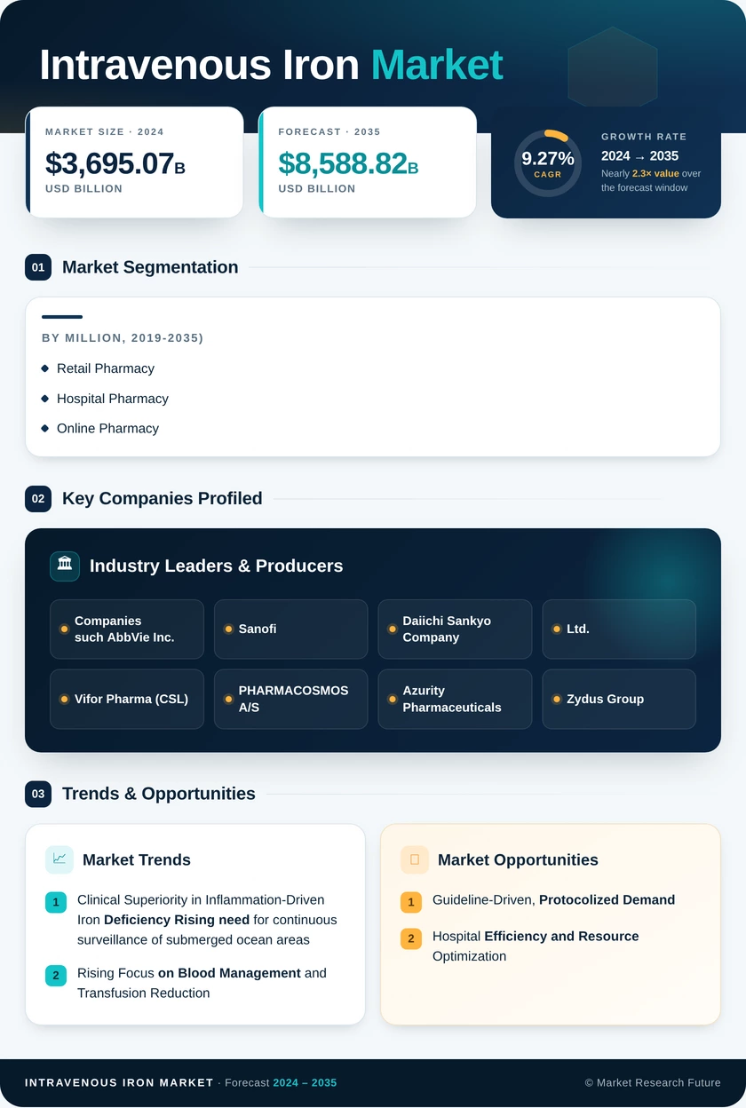 Intravenous Iron Market Research Report- Forecast till 2035 Infographic