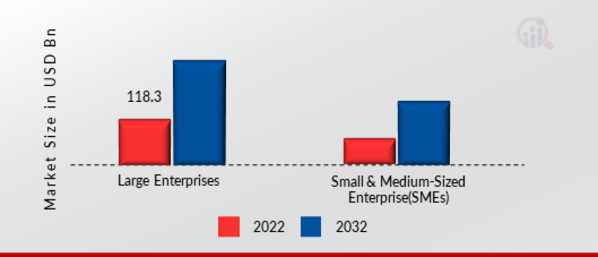 Investment Banking Market, by Enterprise Size, 2022 & 2032