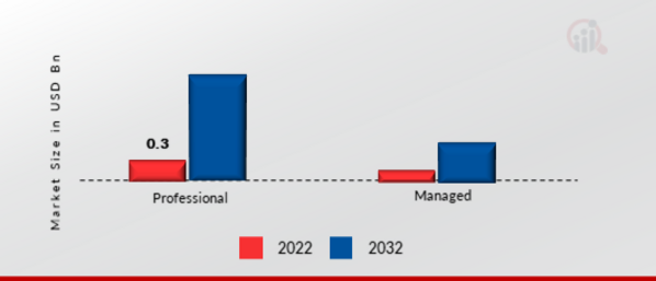 IoT Operating Systems Market, by Services, 2022 & 2032