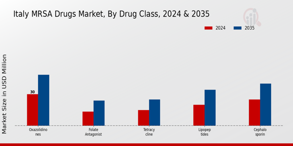 Italy MRSA Drugs Market Segment