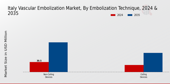 Italy_Vascular Embolization Market Embolization Technique Insights