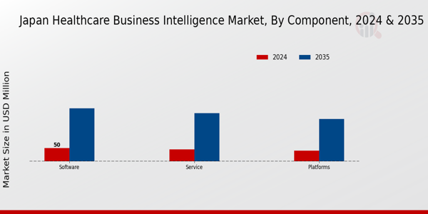 Japan Healthcare Business Intelligence Market Component Insights