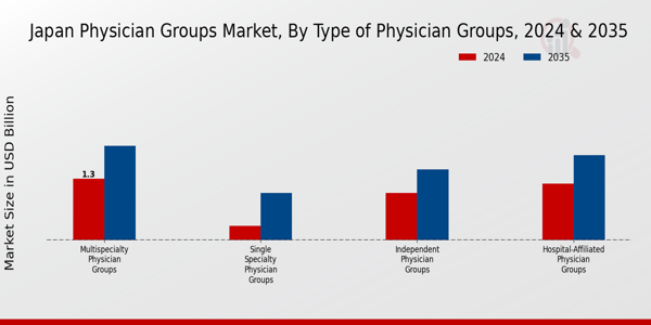 Japan Physician Groups Market Segment