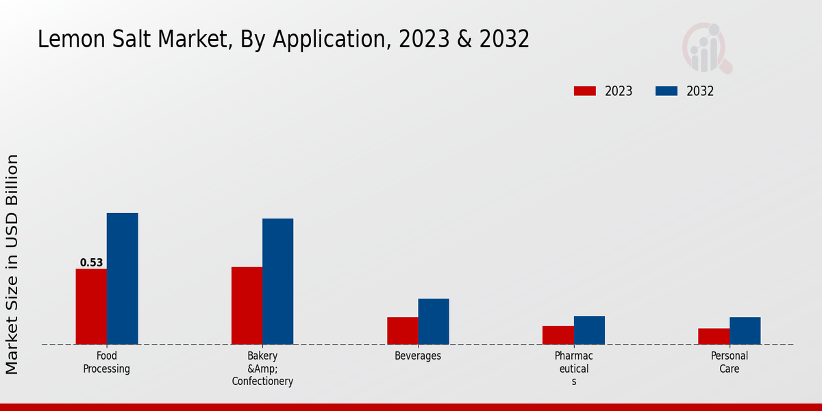 Lemon Salt Market Application Insights