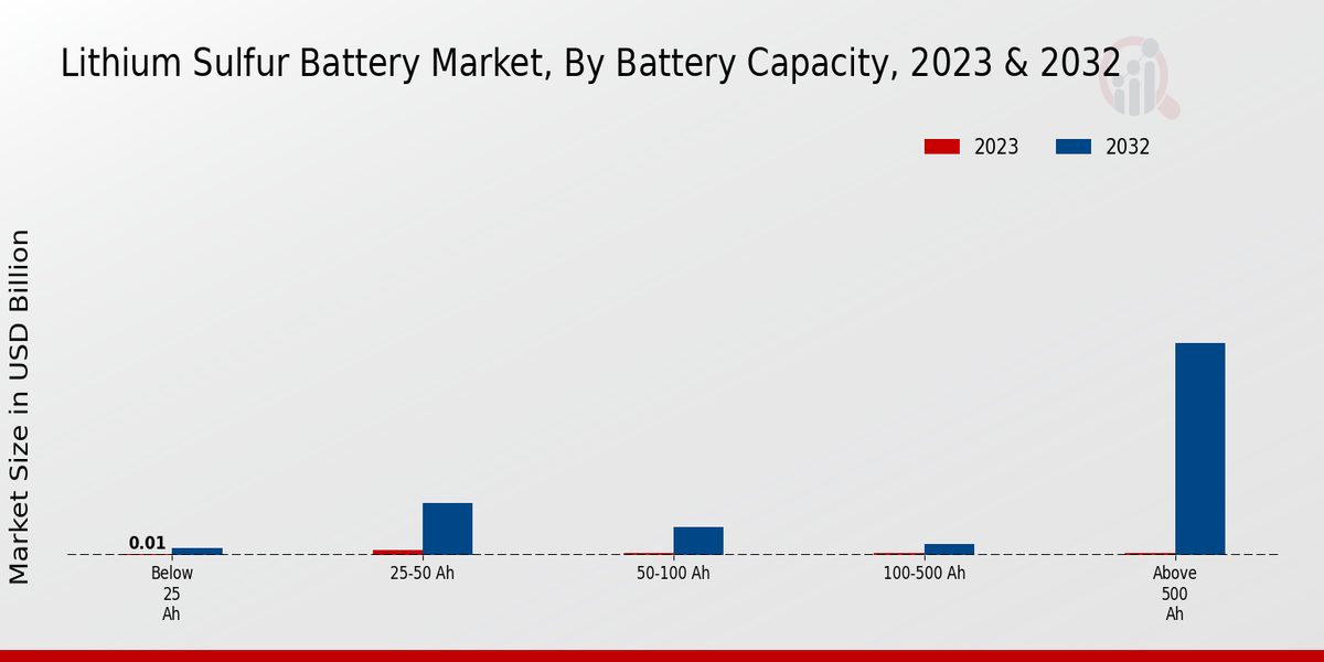 Lithium Sulfur Battery Market Battery Capacity Insights  