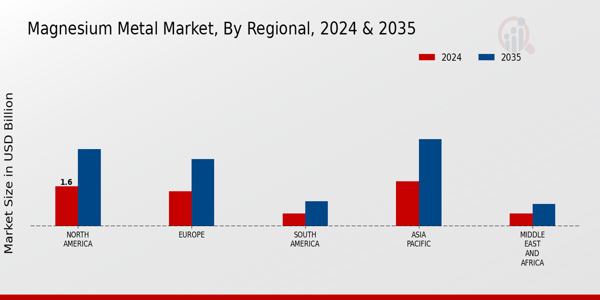 Magnesium Metal Market Regional Insights