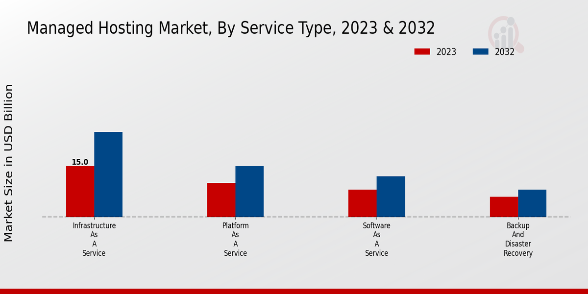 Managed Hosting Market Service Type Insights  