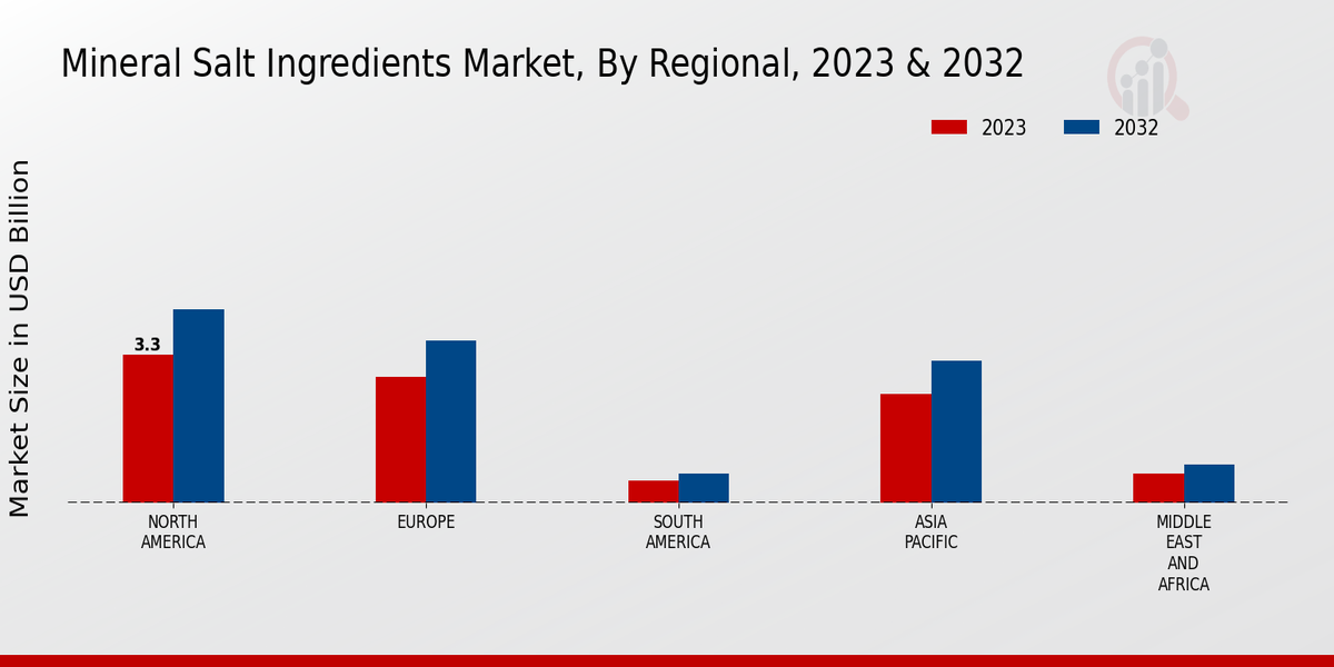 Mineral Salt Ingredients Market By Regional