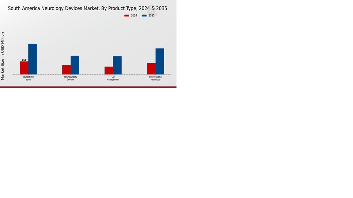 South America Neurology Devices Market Product Type Insights