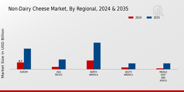 Non-Dairy Cheese Market Regional Insights Â