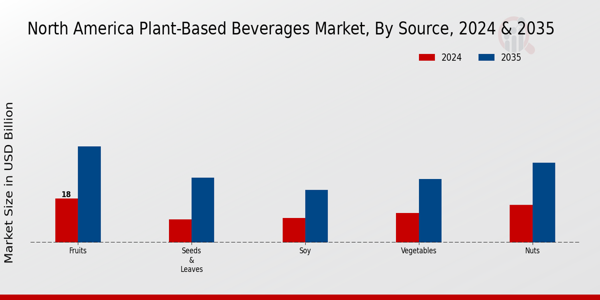 North America Plant Based Beverages Market Segment