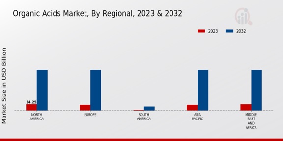 Organic Acids Market Regional Insights 