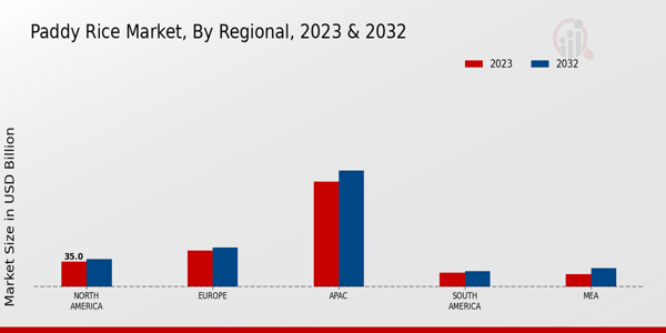 Paddy Rice Market Regional Insights