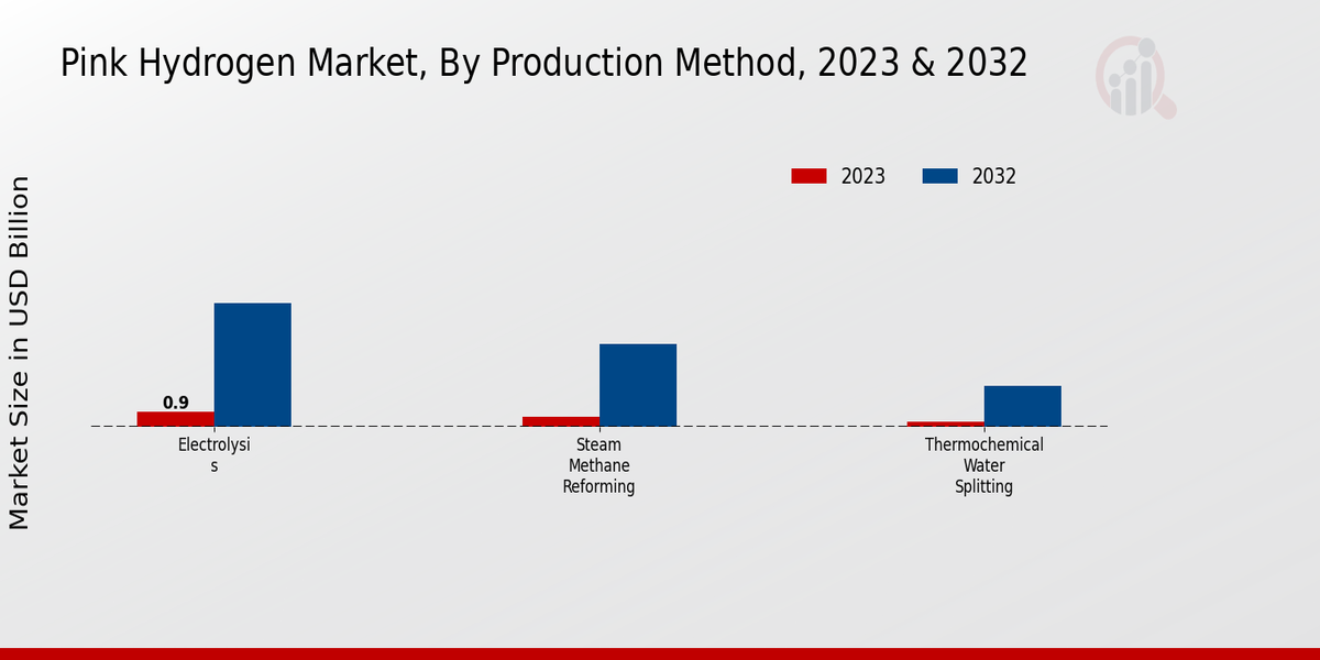 Pink Hydrogen Market Production Method Insights  