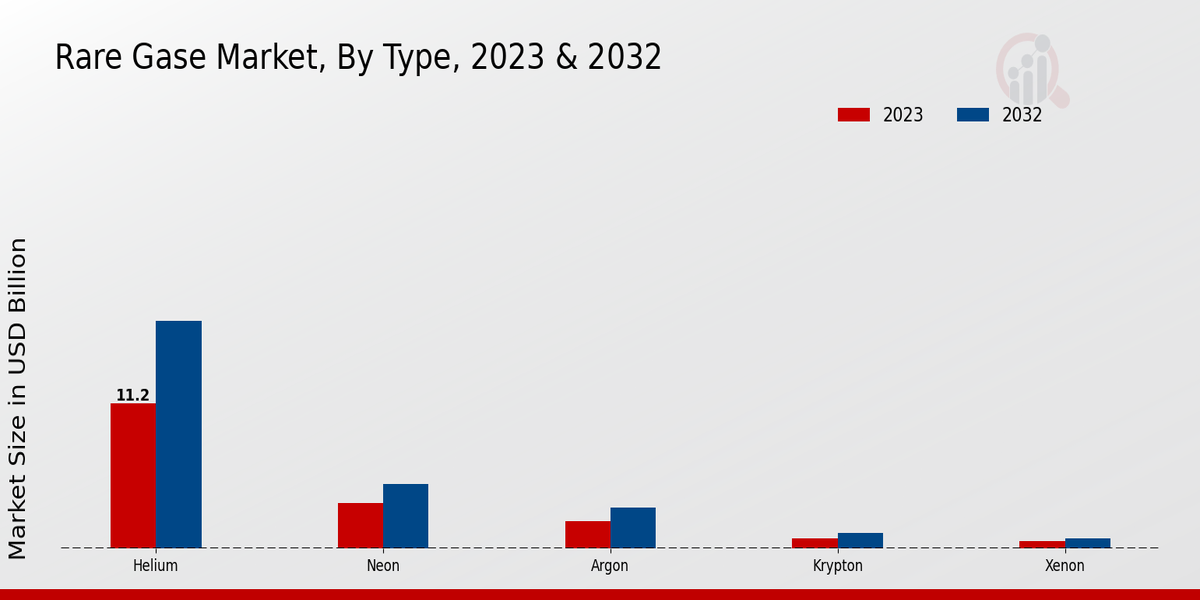 Rare Gase Market Type