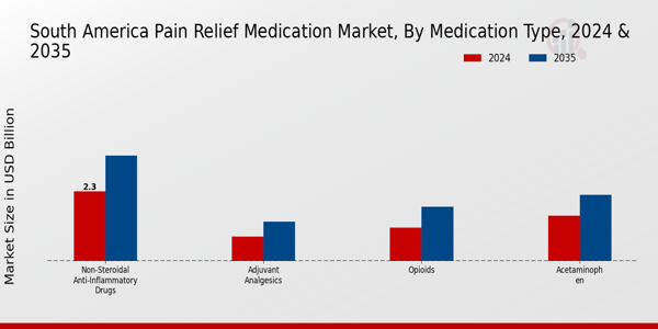 South America Pain Relief Medication Market Segment