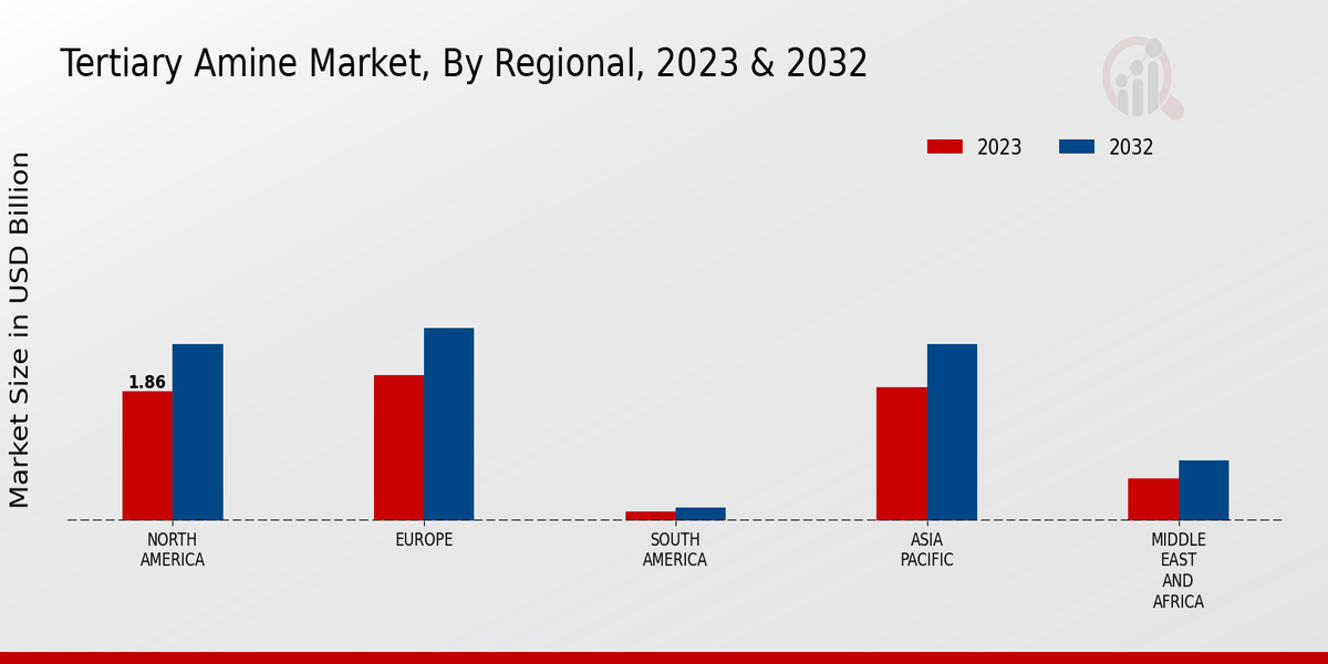 Tertiary Amine Market Regional Insights