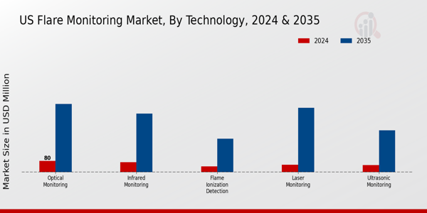US Flare Monitoring Market segment