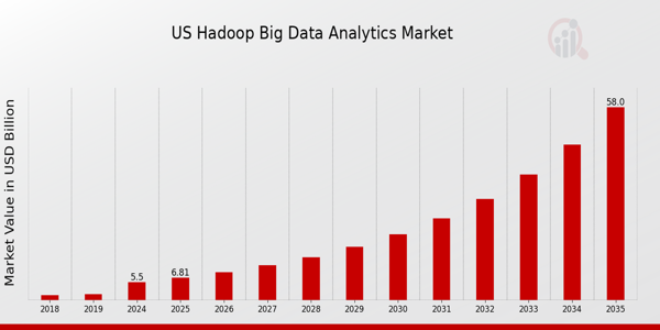 US Hadoop Big Data Analytics Market size
