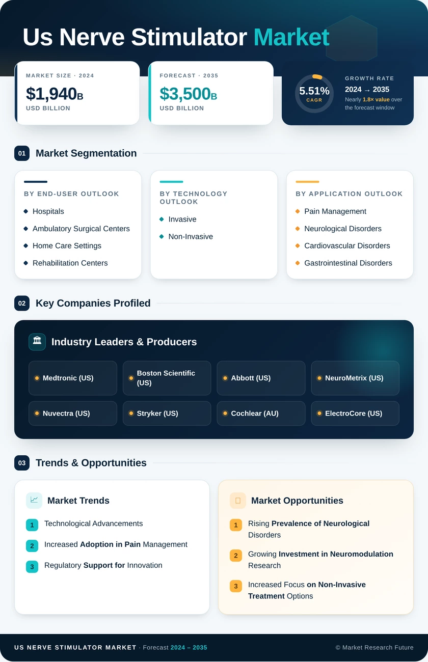 US Nerve Stimulator Market Infographic
