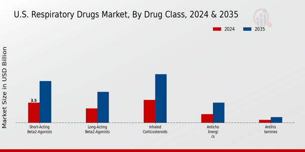 US Respiratory Drugs Market Segment