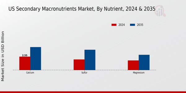 US Secondary Macronutrients Market segment