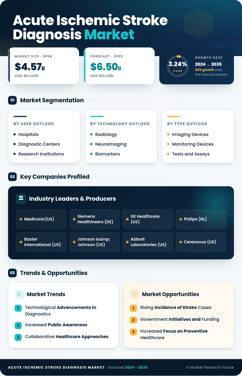 Acute Ischemic Stroke Diagnosis Market Research Report - Forecast 2035 Infographic