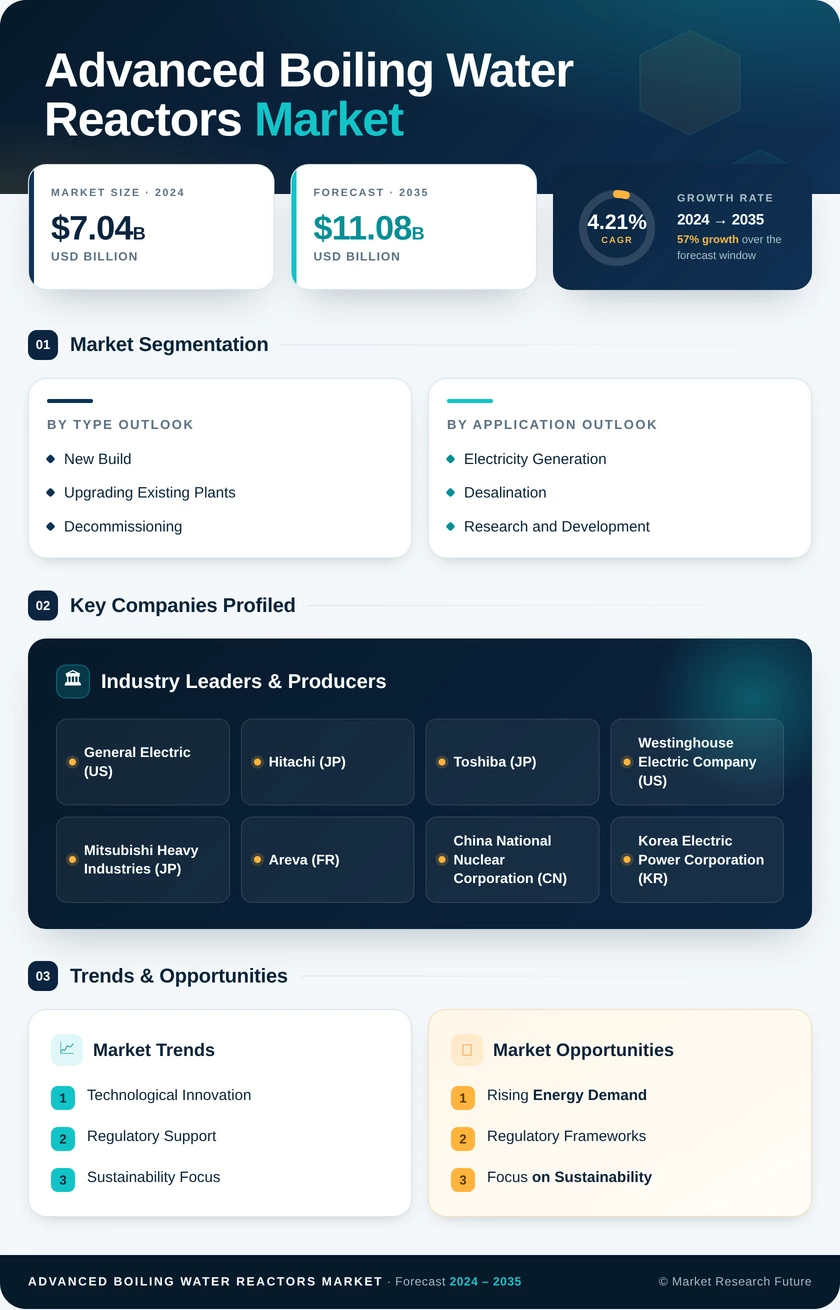 Advanced Boiling Water Reactors Market Research Report- Forecast to 2035 Infographic