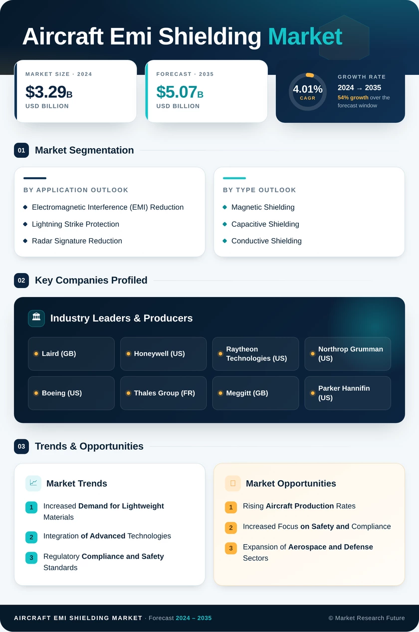 Aircraft EMI Shielding Market Research Report - Global Forecast till 2035 Infographic