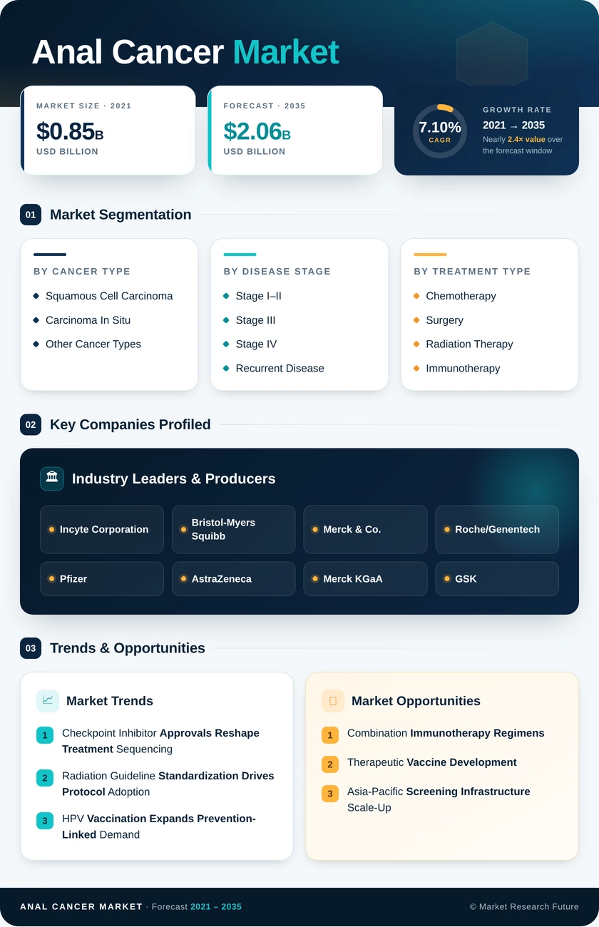 Anal Cancer Market Research Report - Forecast till 2035 Infographic