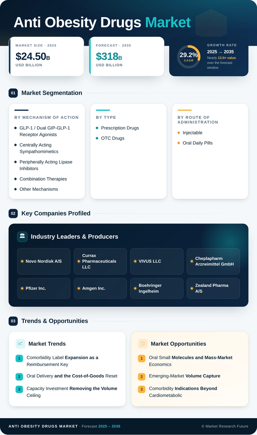 Anti-obesity Drugs Market Research Report – Forecast Till 2035 Infographic