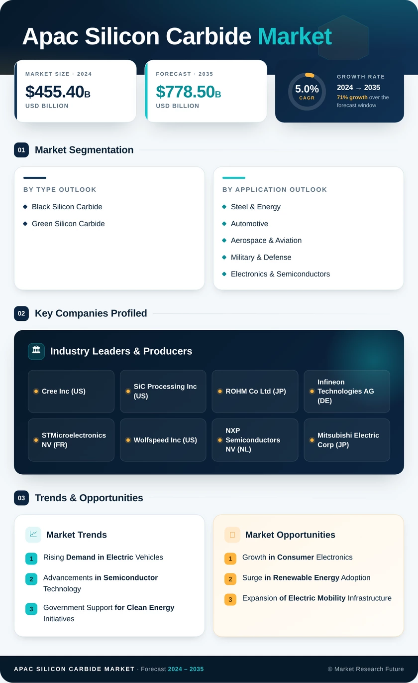 APAC Silicon Carbide Market Research Report - Forecast by 2035 Infographic