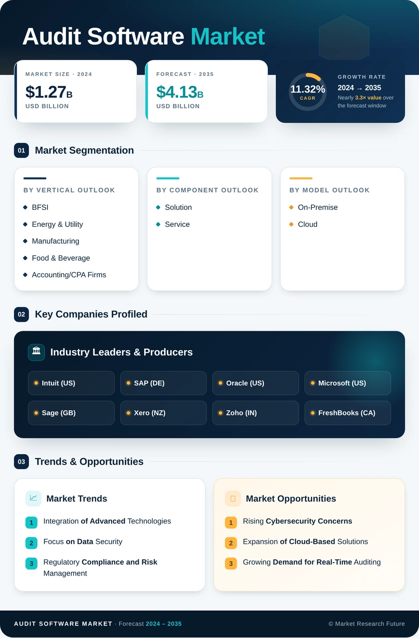 Audit Software Market Research Report - Global Forecast to 2035 Infographic