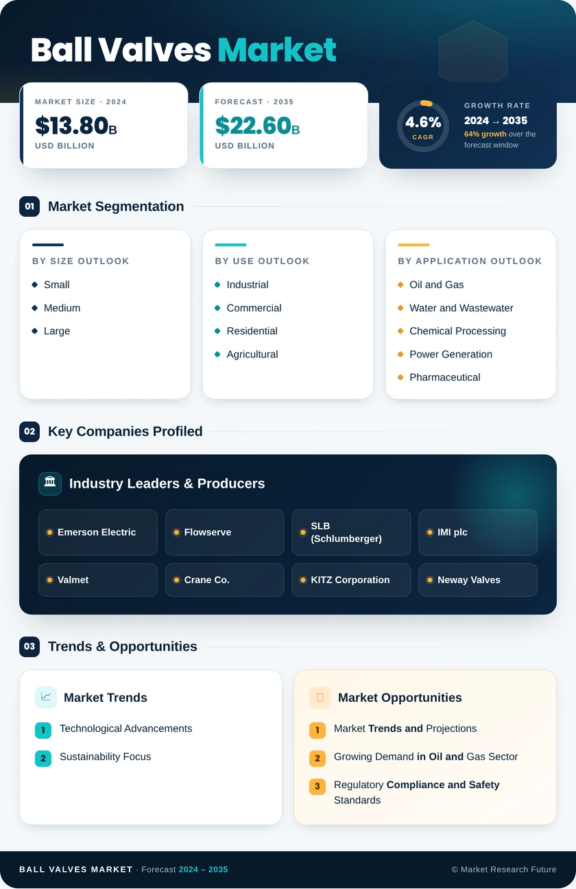 Ball Valves Market Research Report- Forecast 2035 Infographic
