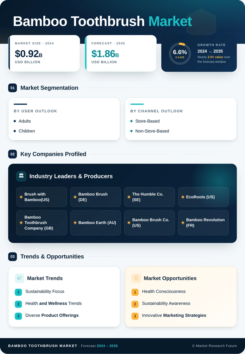 Bamboo Toothbrush Market Research Report - Global Forecast till 2035 Infographic