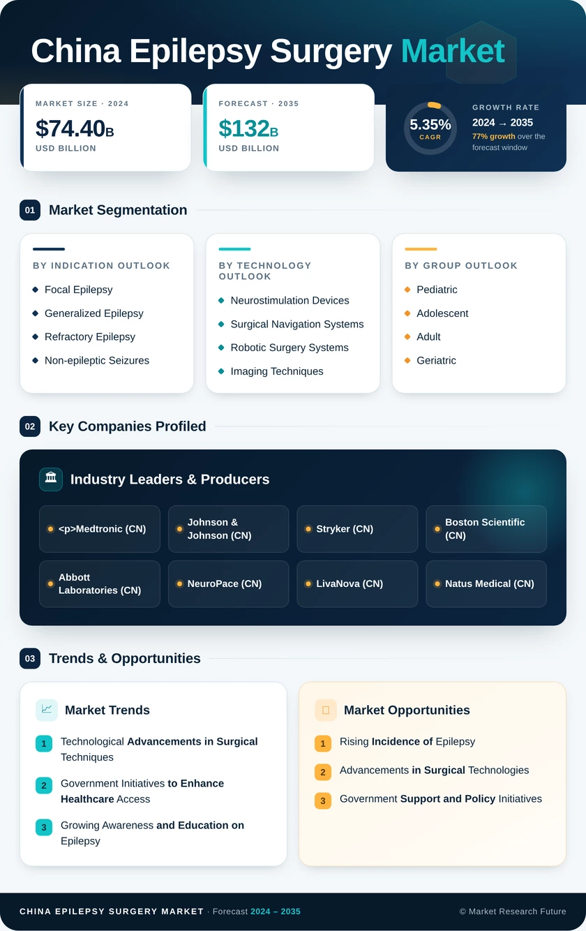 China Epilepsy Surgery Market Research Report - Forecast to 2035 Infographic