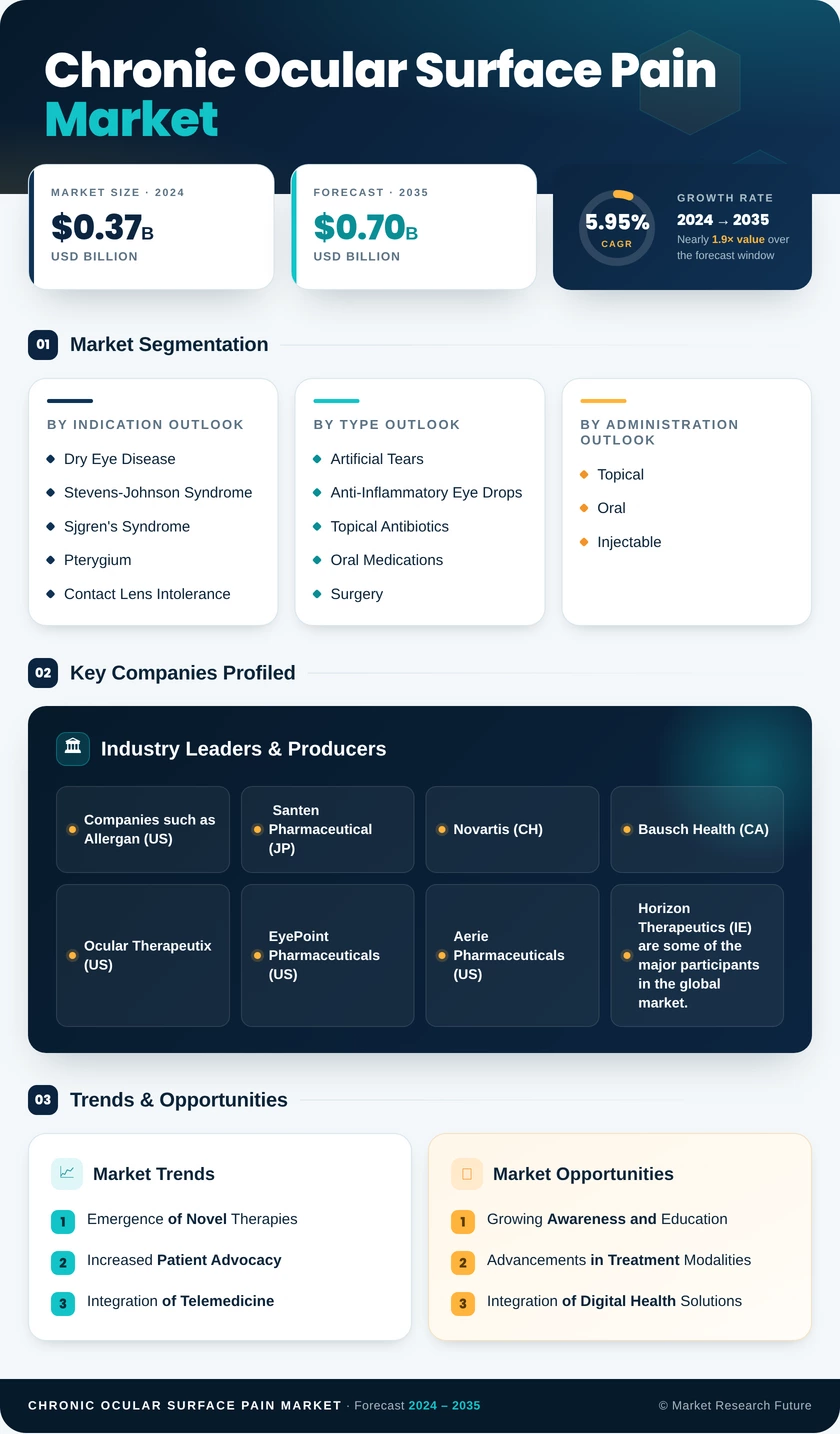 Chronic Ocular Surface Pain Market Research Report — Global Forecast till 2035 Infographic
