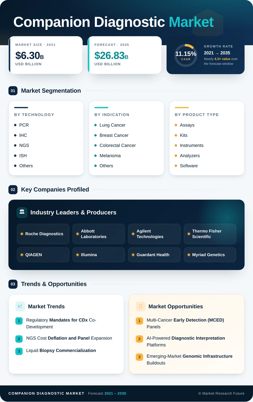 Companion Diagnostics Market Research Report - Forecast Till 2035 Infographic