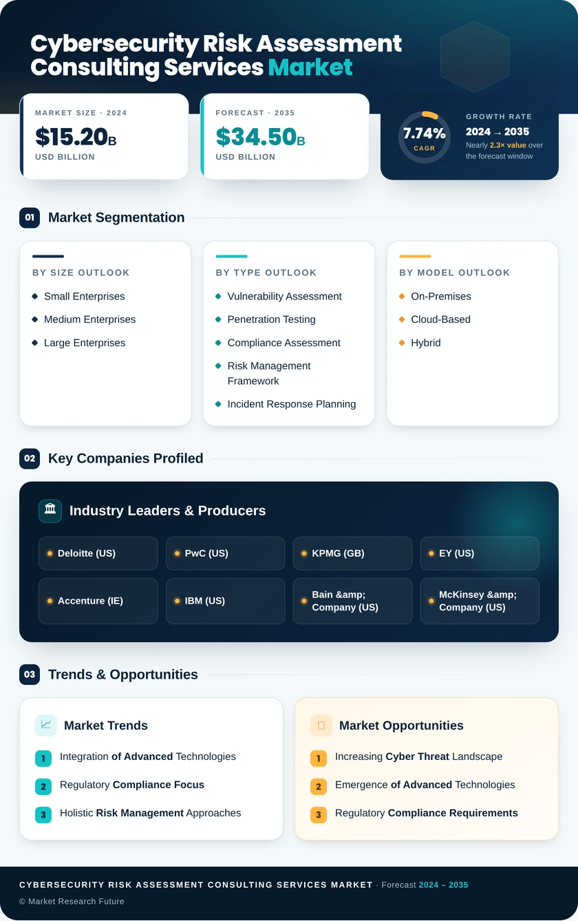 Cybersecurity Risk Assessment Consulting Services Market Infographic