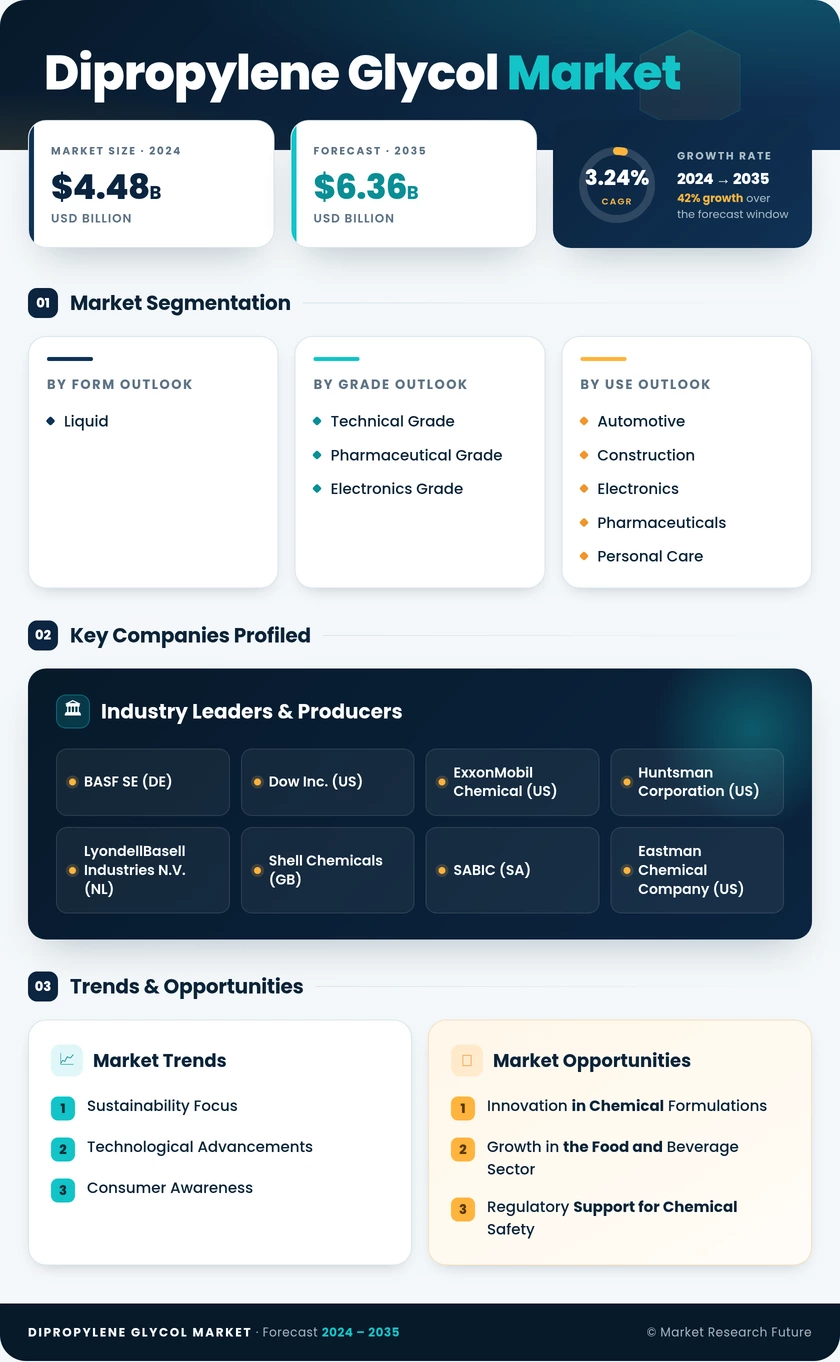Dipropylene Glycol (DPG) Market Research Report — Global Forecast till 2035 Infographic
