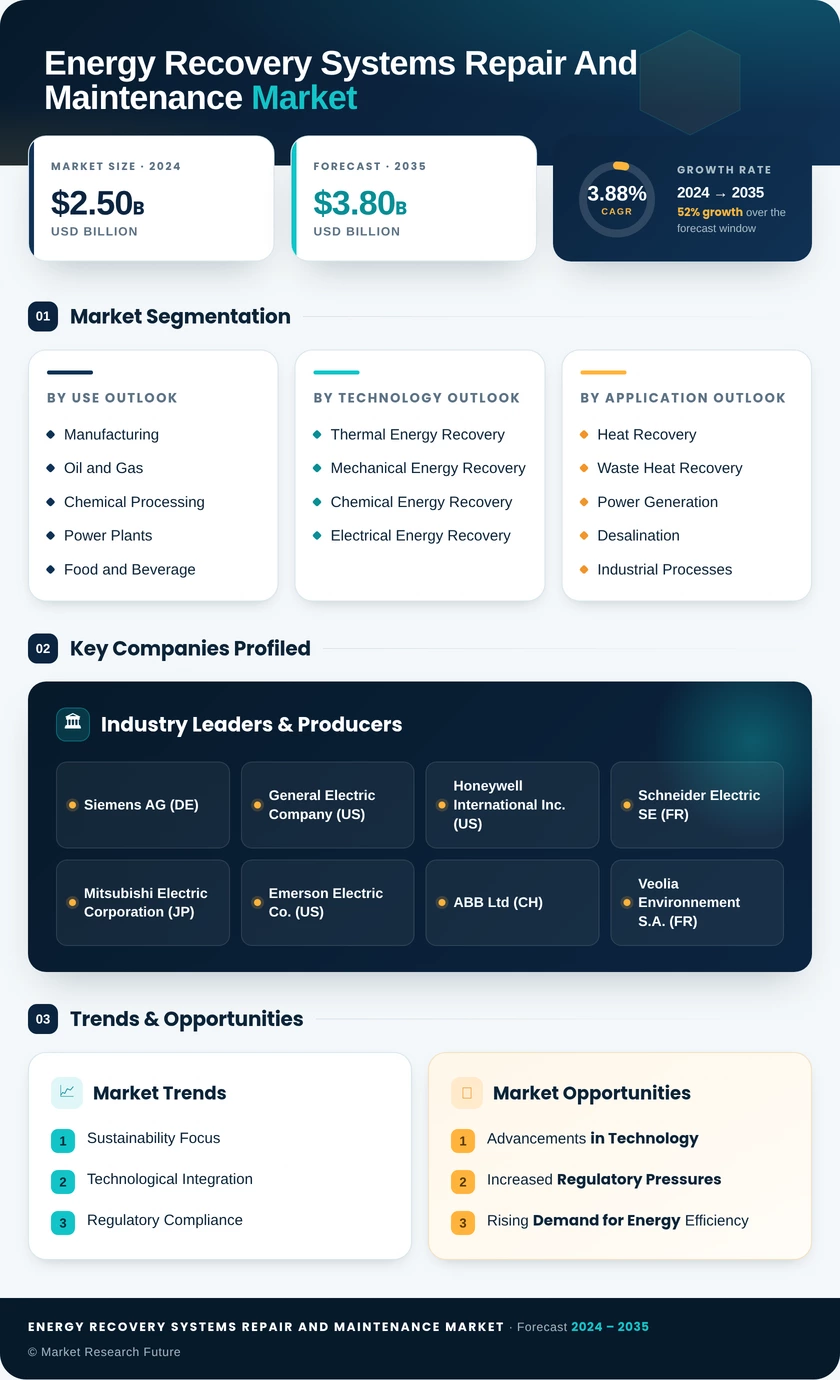 Energy Recovery Systems Repair and Maintenance Market Infographic