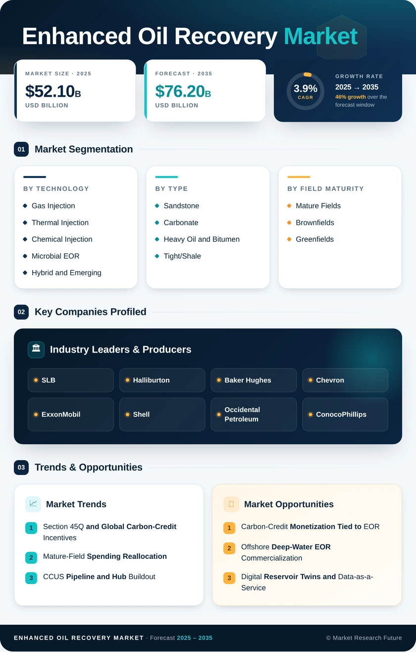 Enhanced Oil Recovery Market Research Report – Forecast to 2035 Infographic