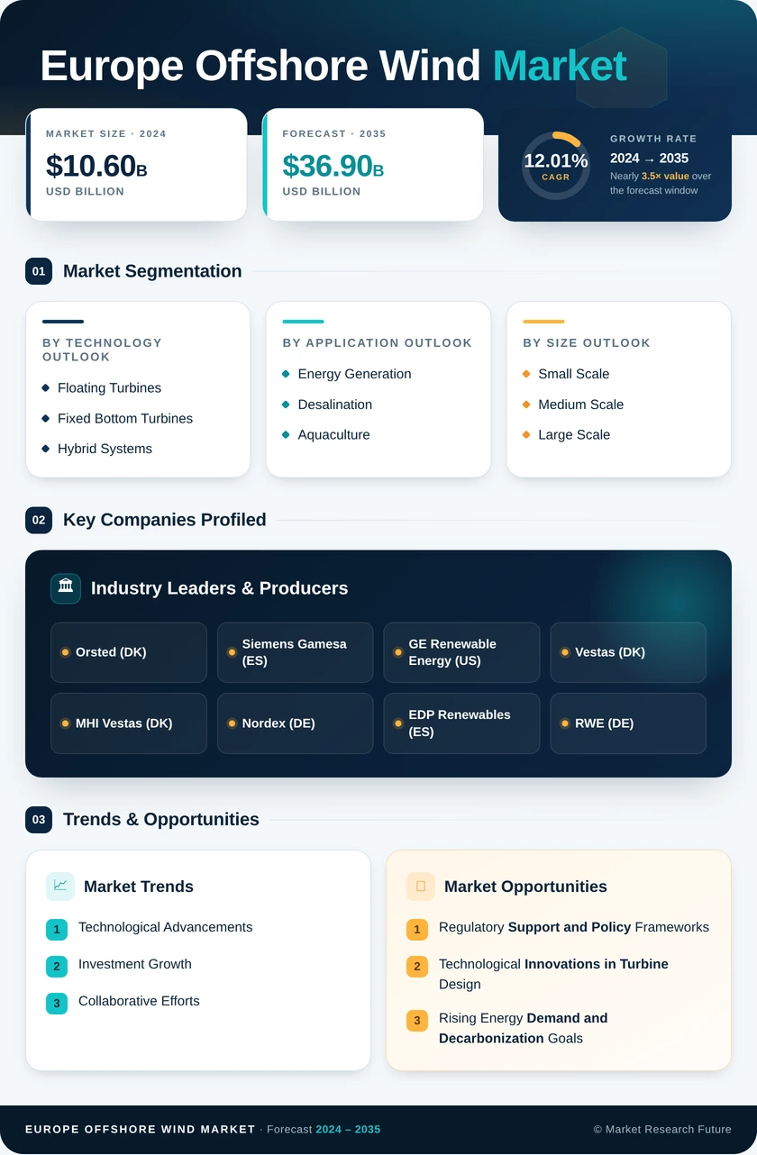 Europe Offshore Wind Market Research Report - Forecast to 2035 Infographic